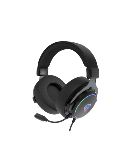 Casti cu fir Genesis Neon 764 negru