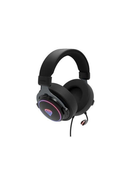 Casti cu fir Genesis Neon 764 negru