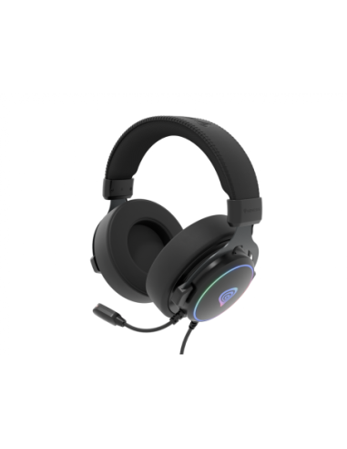 Casti cu fir Genesis Neon 764 negru