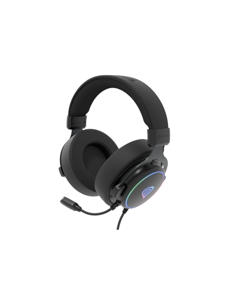 Casti cu fir Genesis Neon 764 negru