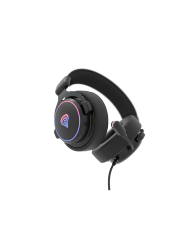 Casti cu fir Genesis Neon 764 negru