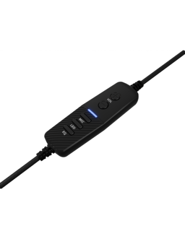 Casti cu fir Genesis Neon 764 negru