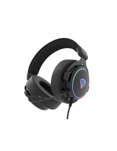Casti cu fir Genesis Neon 764 negru