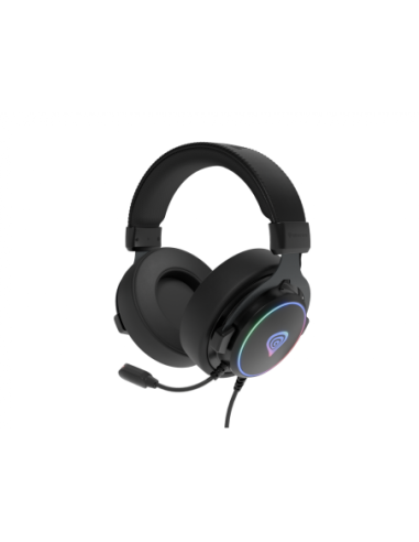 Casti cu fir Genesis Neon 764 negru