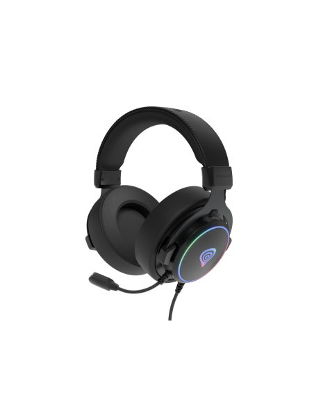 Casti cu fir Genesis Neon 764 negru