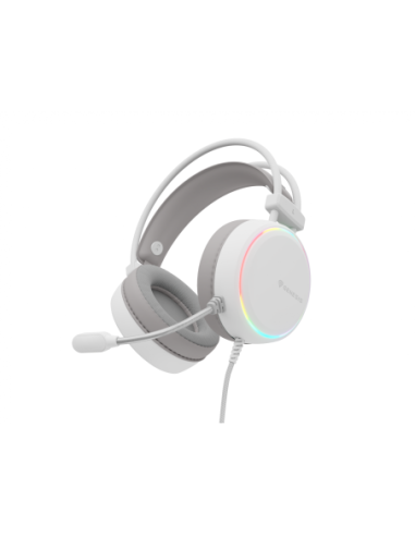 Casti cu fir Genesis Neon 613 G2 alb