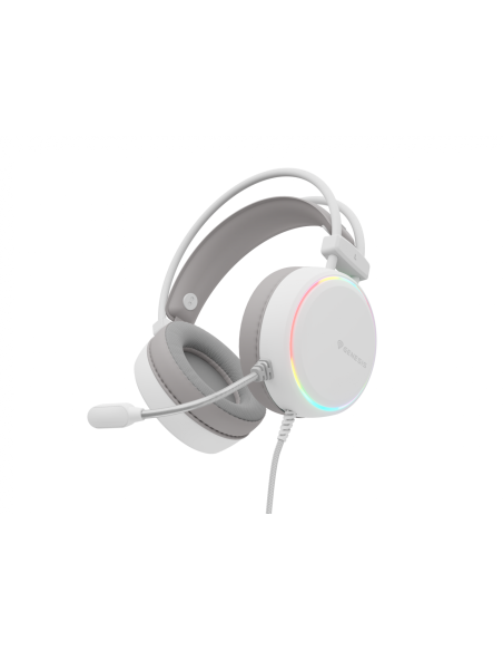 Casti cu fir Genesis Neon 613 G2 alb