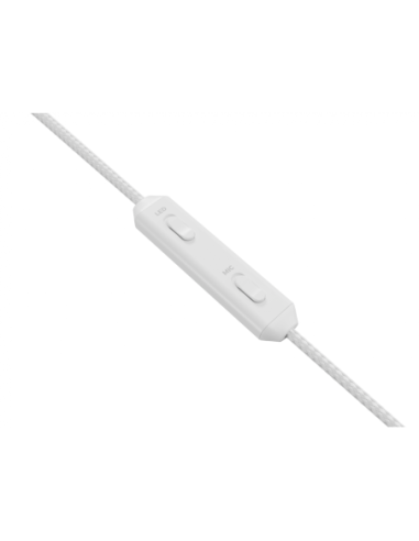 Casti cu fir Genesis Neon 613 G2 alb