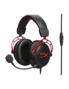 HP HEADPHONES HYPERX CLOUD ALPHA RED