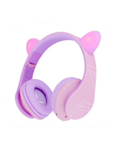 PowerLocus Casti copii KidsCat Purple/Pk