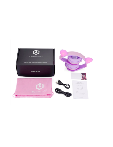 PowerLocus Casti copii KidsCat Purple/Pk