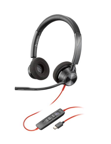 Poly BW 3220 Stereo USB-C HS +USB-C/A