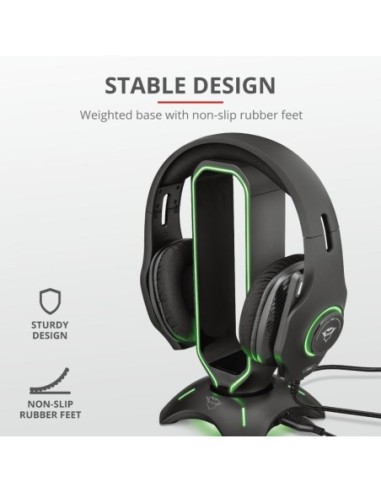 Trust GXT 265 Cintar RGB Headset Stand