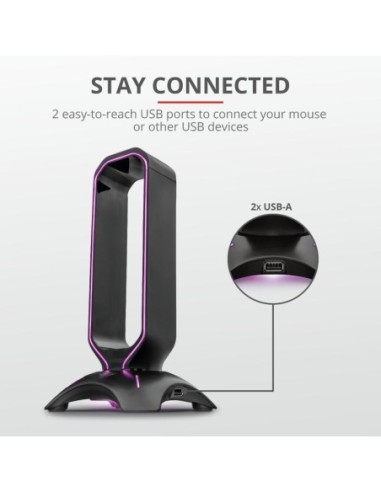 Trust GXT 265 Cintar RGB Headset Stand