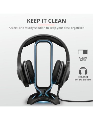 Trust GXT 265 Cintar RGB Headset Stand