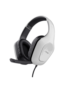Casti Trust GXT 415PS ZIROX, alb