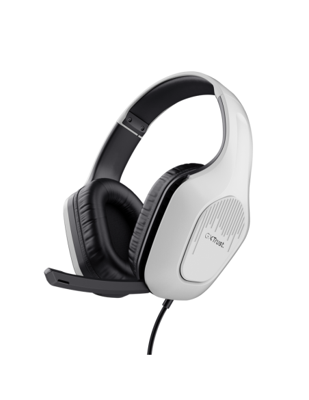 Casti Trust GXT 415PS ZIROX, alb