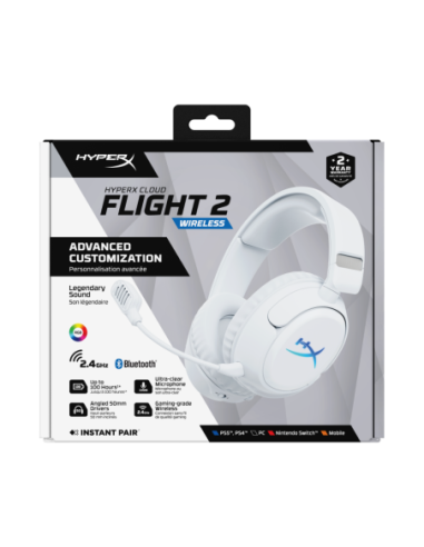 HyperX Cloud Flight 2 WL WHT GAM HS