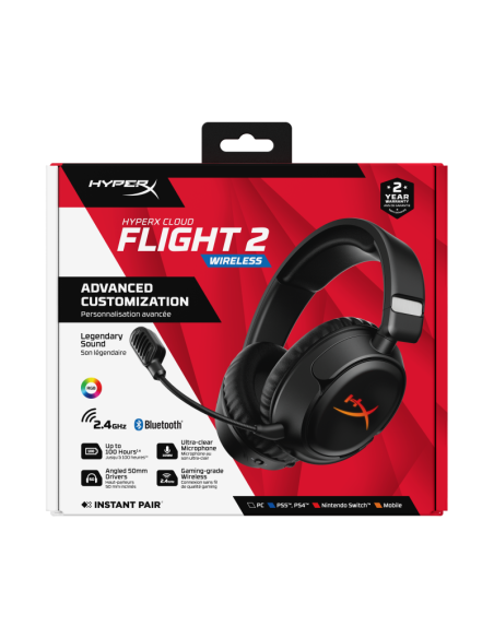 HyperX Cloud Flight 2 WL BK GAM HS