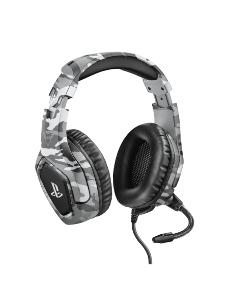 Casti Trust GXT 488 Forze cu fir, gri