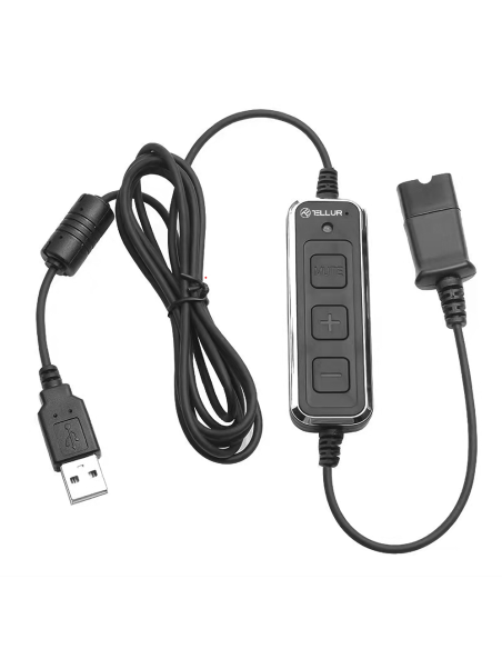 Casti Tellur Voice 5200N USB, negru