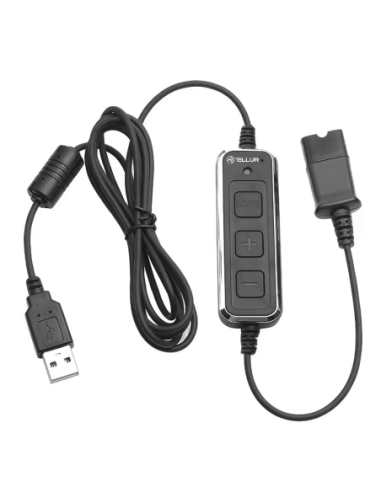 Casti Tellur Voice 510N USB, negru