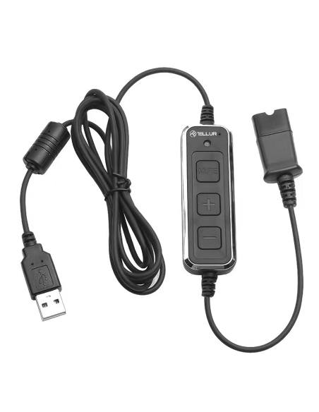 Casti Tellur Voice 510N USB, negru