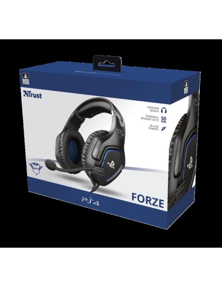 Casti Trust GXT 488 Forze cu fir, negru
