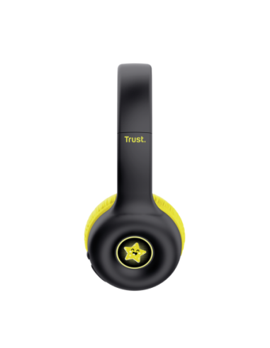 Casti Trust Nouna WS kids, negru
