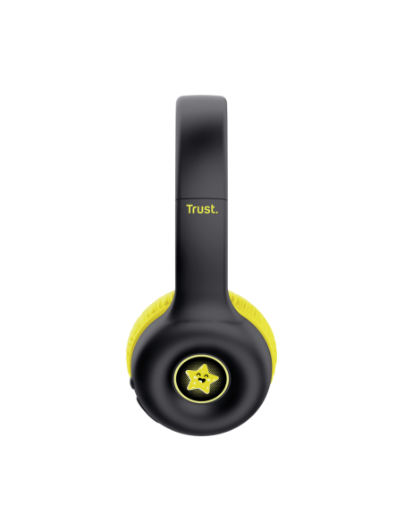 Casti Trust Nouna WS kids, negru