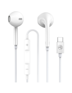 Casti cu fir Tellur Basic U In-Ear alb