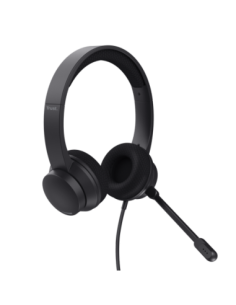 Casti Trust Ayda USB-ENC, negru