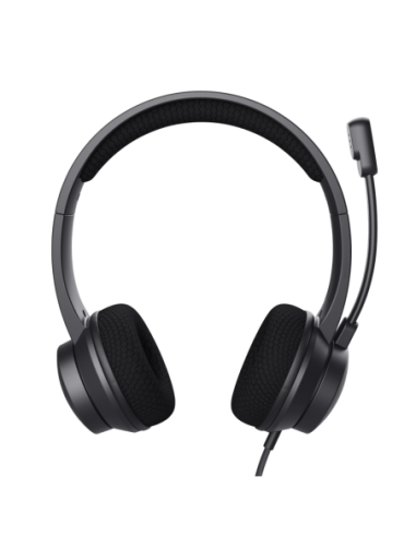 Casti Trust Ayda USB-ENC, negru
