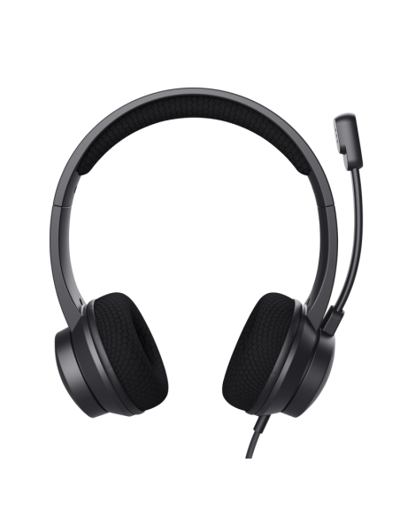 Casti Trust Ayda USB-ENC, negru