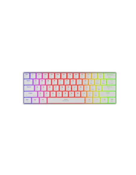 Tastatura Genesis Thor 660 G2 60% B alb