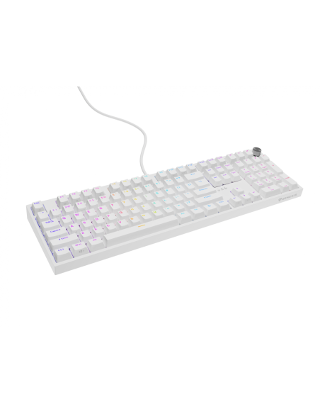 Tastatura Genesis Thor 404 P alb