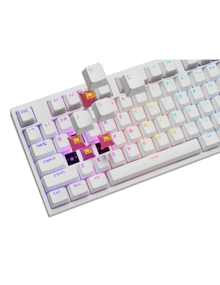 Tastatura Genesis Thor 404 P alb