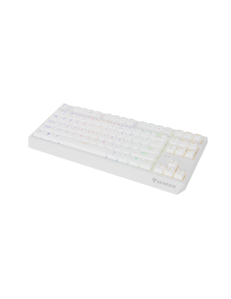 Tastatura WS Genesis Thor 230 TKL R alb