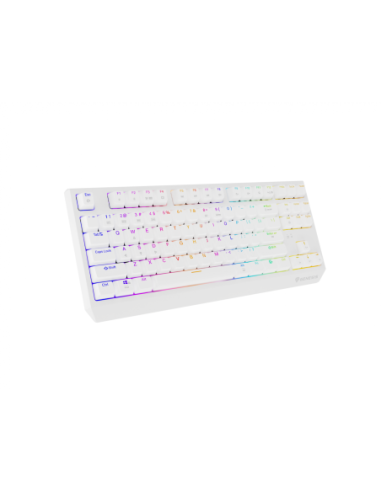 Tastatura WS Genesis Thor 230 TKL R alb