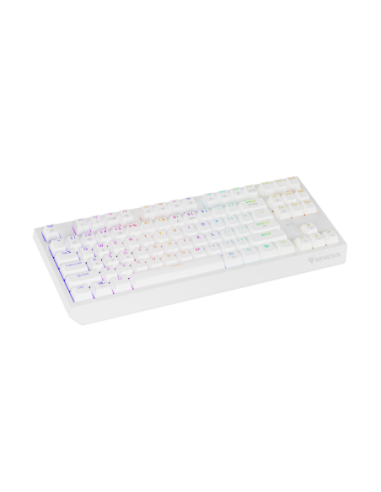 Tastatura WS Genesis Thor 230 TKL R alb