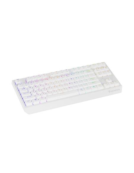 Tastatura WS Genesis Thor 230 TKL R alb