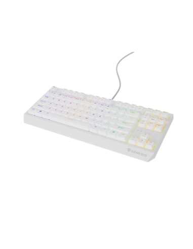 Tastatura Genesis Thor 230 TKL R alb