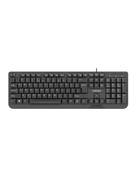 Tastatura Natec Trout Slim, negru