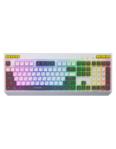 Tastatura membrana Hator Icefall alb