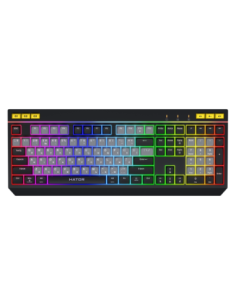 Tastatura membrana Hator Icefall alb-ng