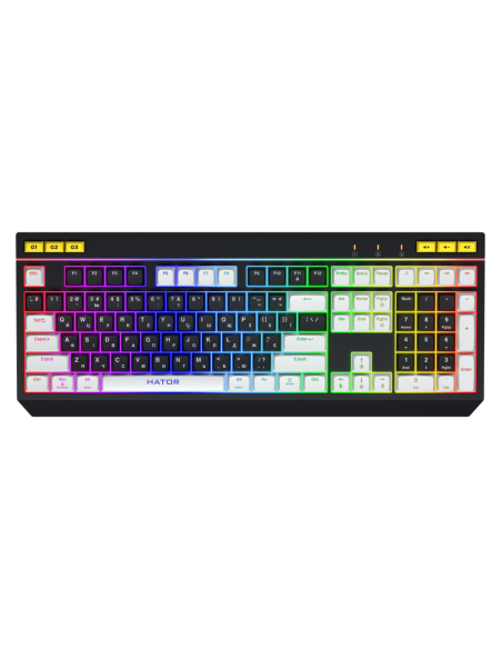 Tastatura membrana Hator Icefall ng-alb