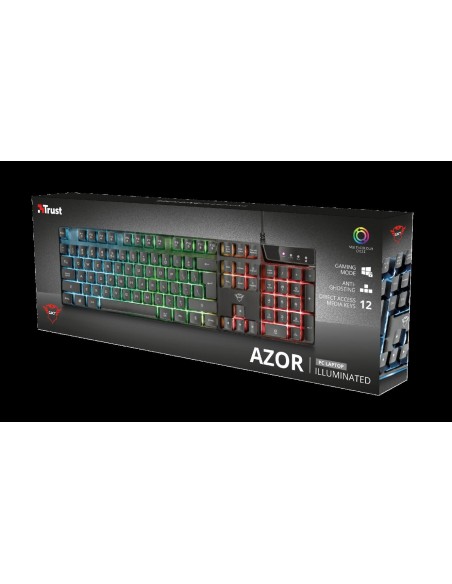 Tastatura Trust GXT 835 Azor cu fir, ng