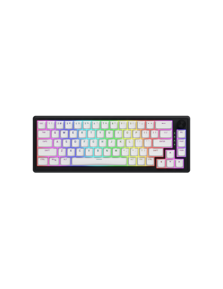 Tastatura WS Hator Skyfall 60 alb-negru