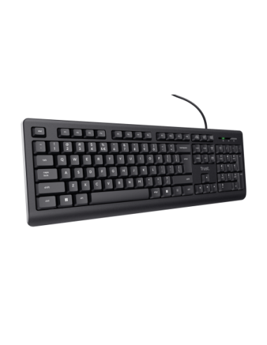 Tastatura cu fir Trust, negru