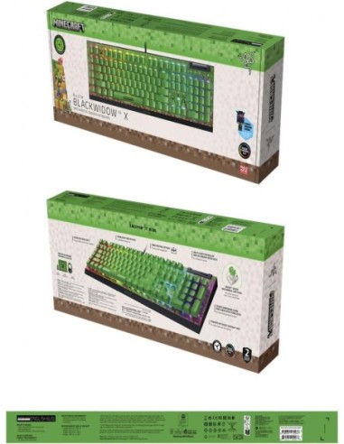 Tast. Razer Blackwidow V4 X Gr. Sw Minec